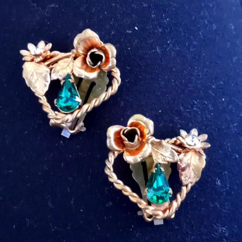 Vintage Earrings, made in Austria, Beautiful.